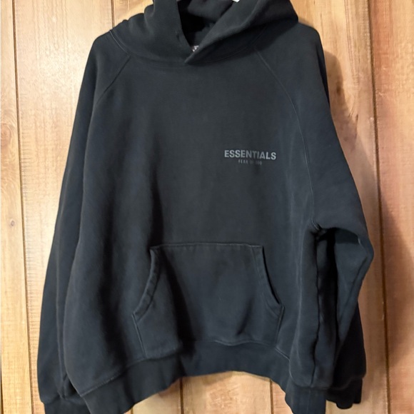 Essentials Fear of God Black Hoodie - Picture 3 of 12